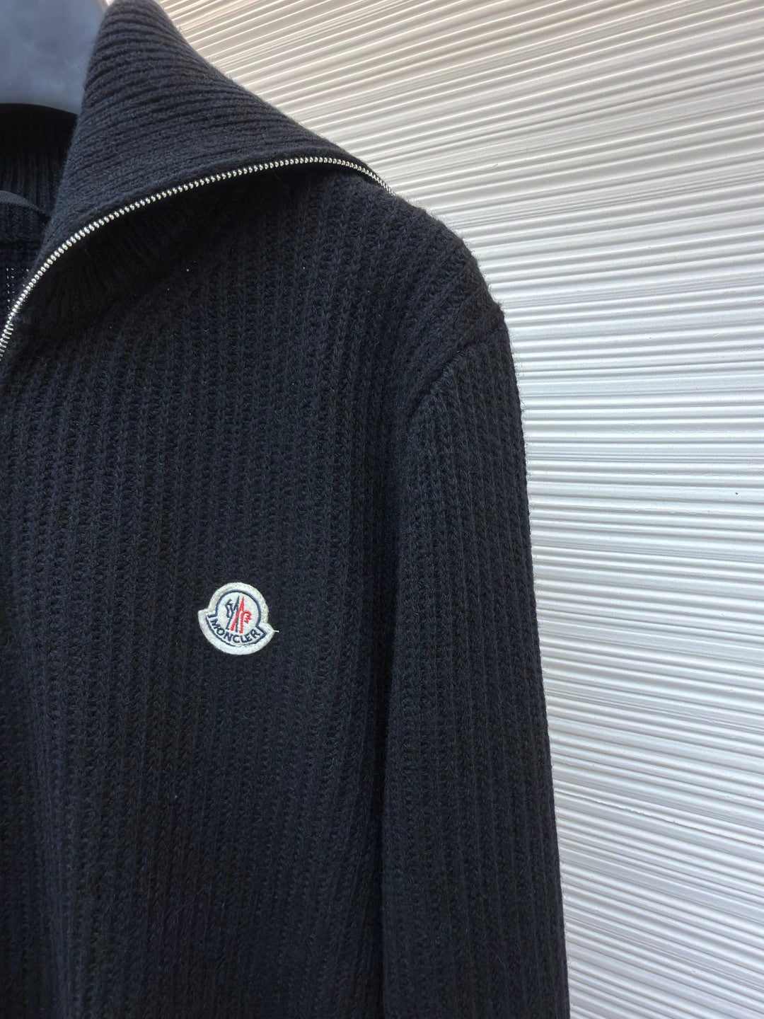Logo Patch Half-Zip Sweater