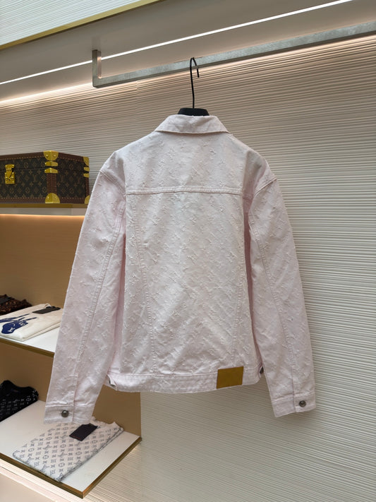 LV Logo Denim Jacket