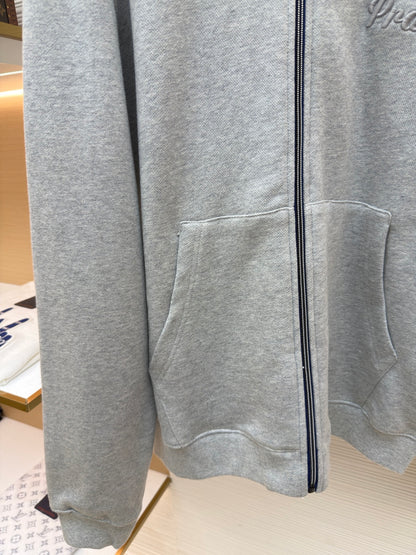 Embroidered Zip Jacket