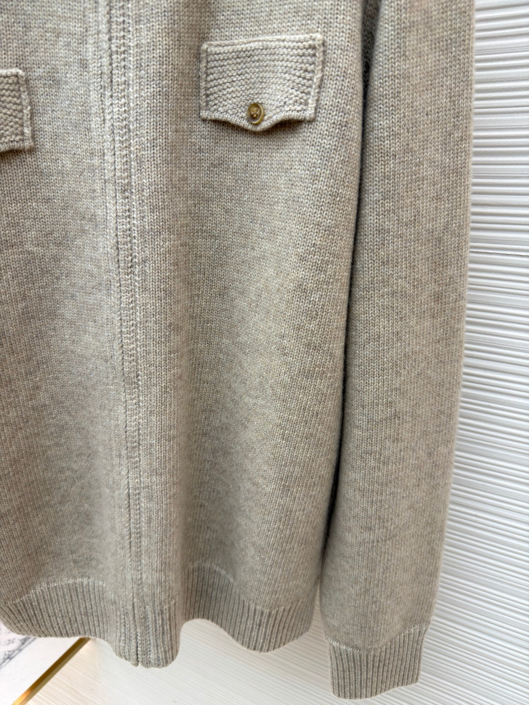 Cashmere Zip Cardigan