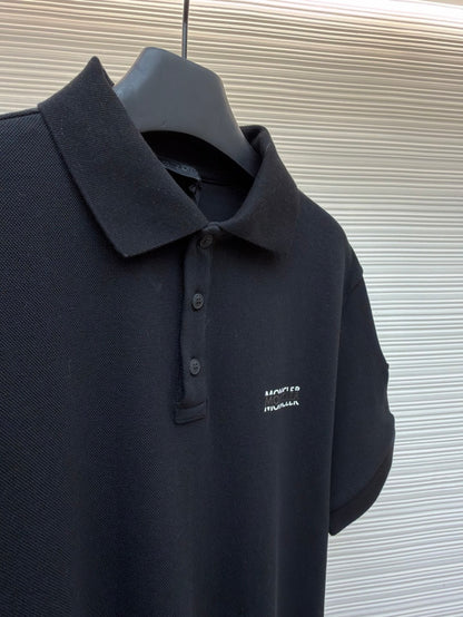 Logo Patch Polo Shirt