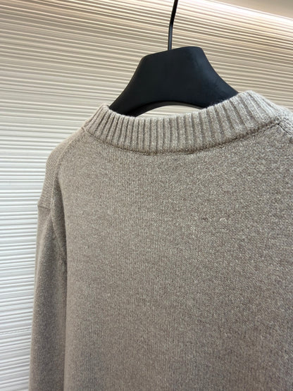 Embroidered Crewneck Sweater