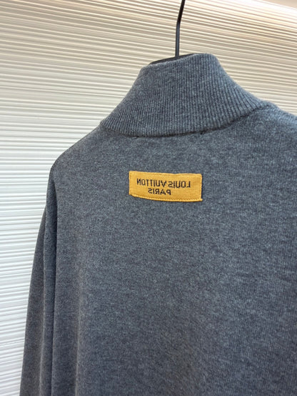 LV Logo Cashmere Crewneck Sweater