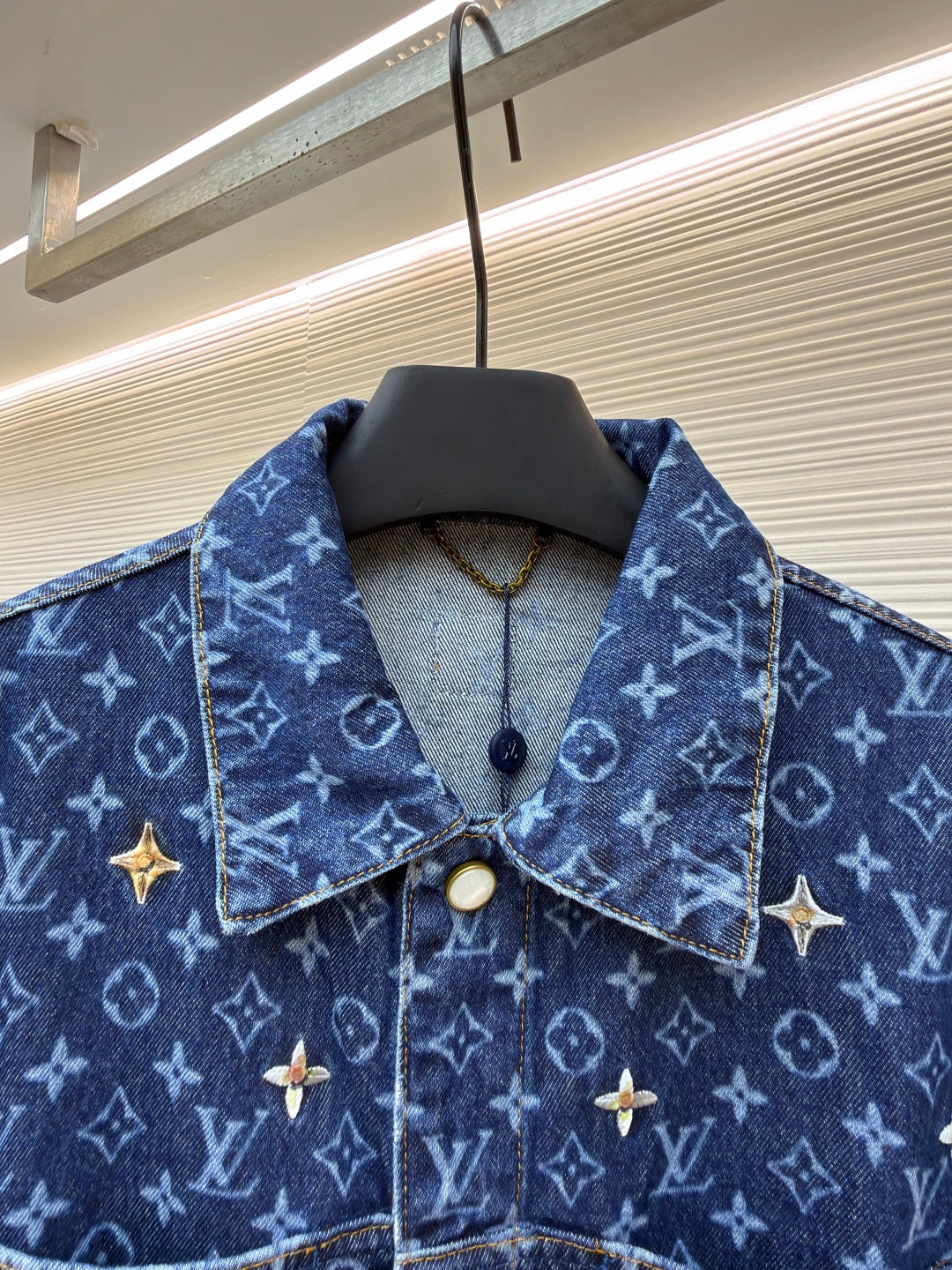 LV Logo Denim Jacket