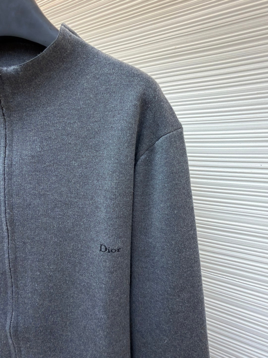 CD Logo Wool Knit Cardigan