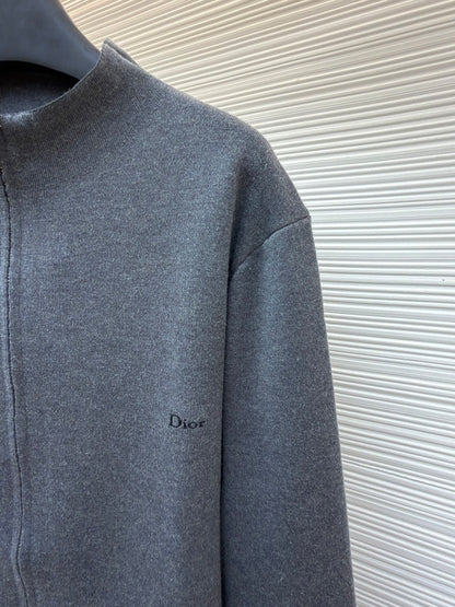 CD Logo Wool Knit Cardigan