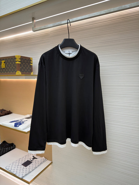 Triangle Logo Longsleeve T-Shirt