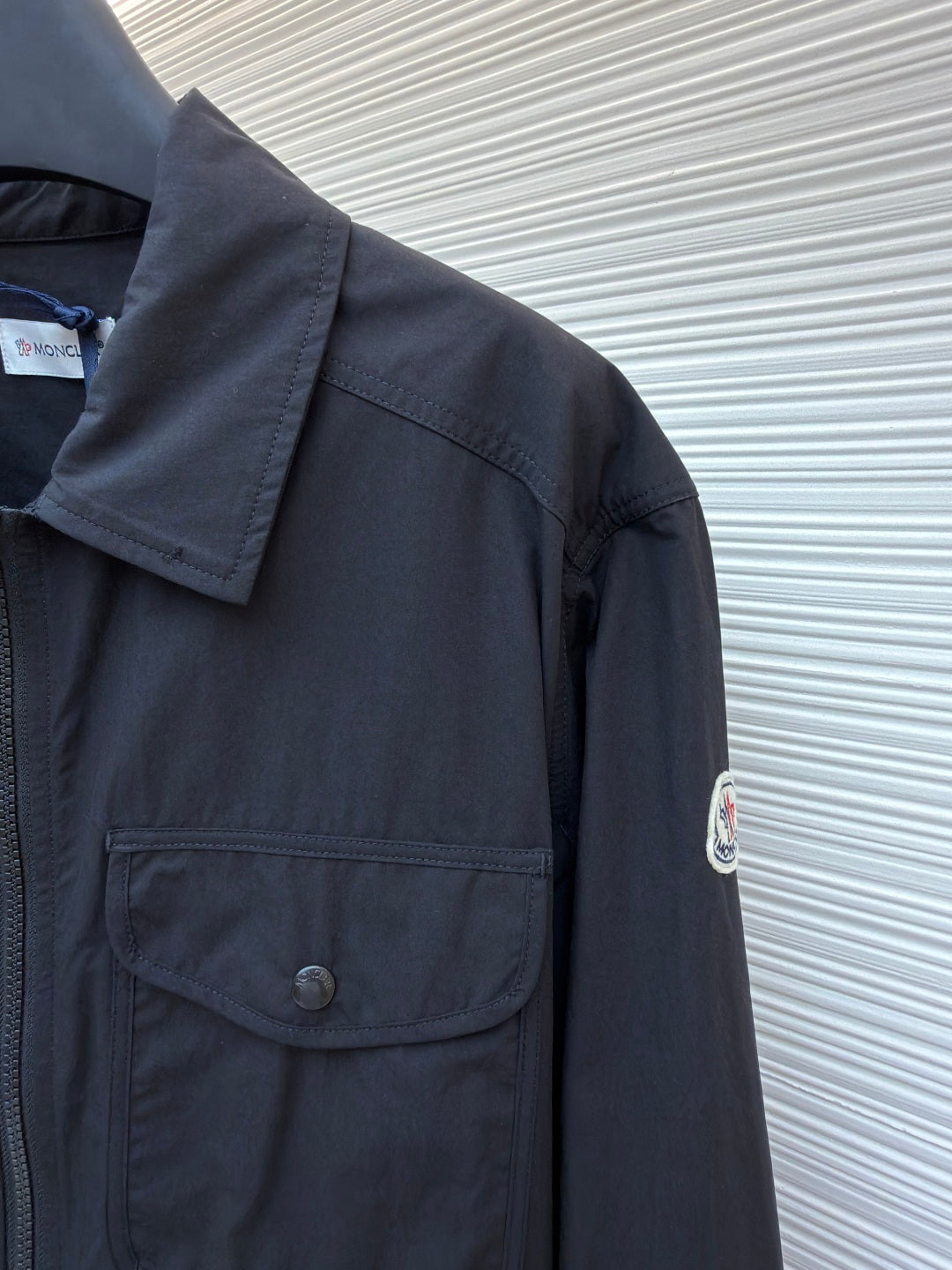 Logo Patch Zip Jacket