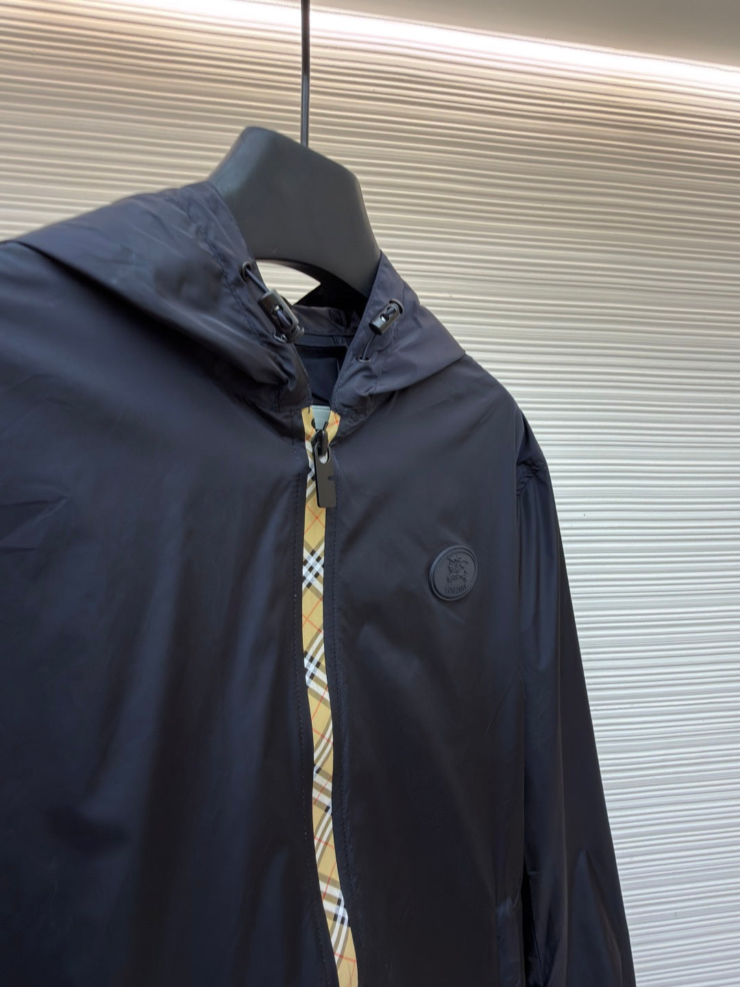 Vintage Check Hooded Jacket