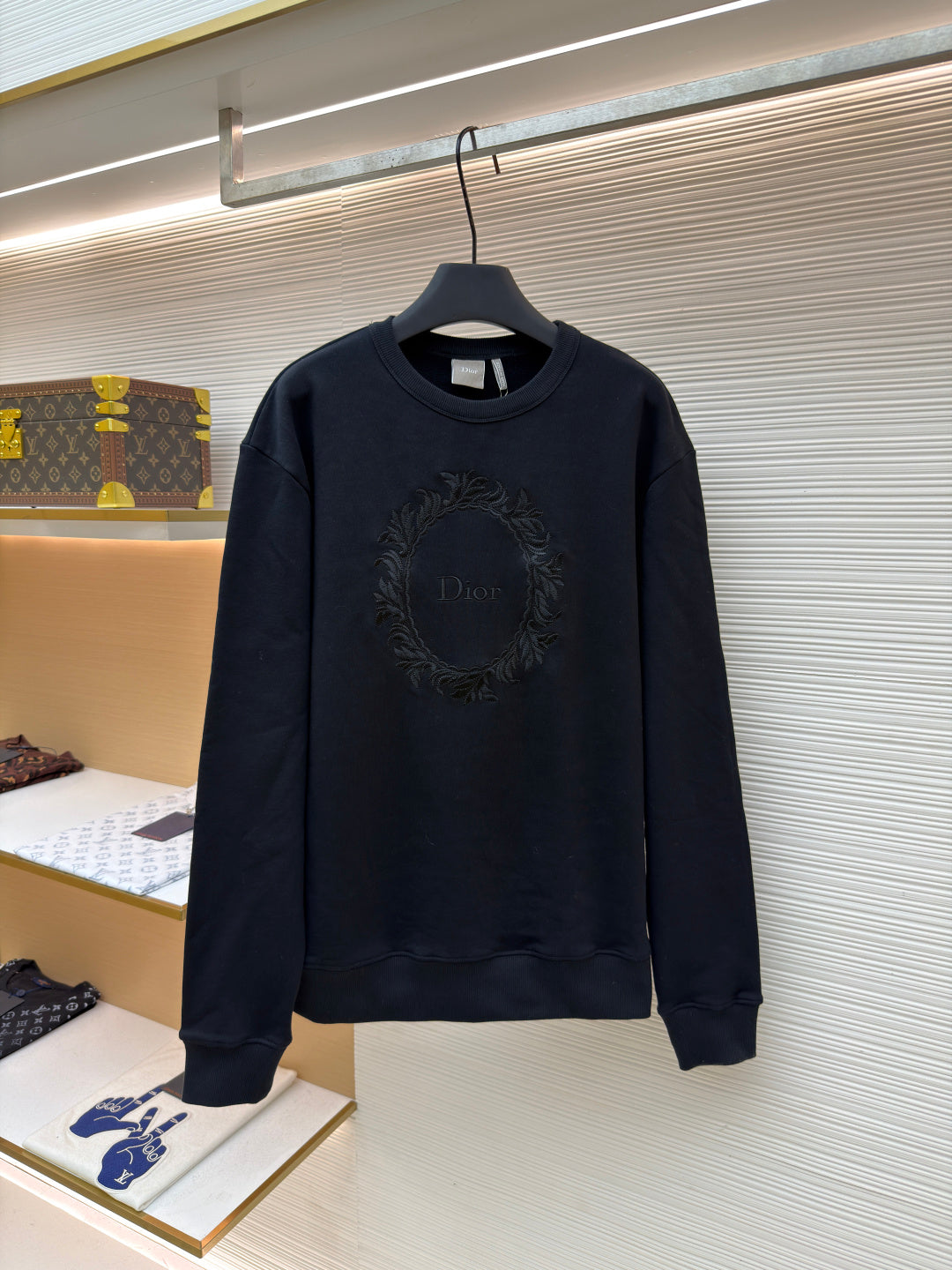 Embroidered Crewneck Sweatshirt