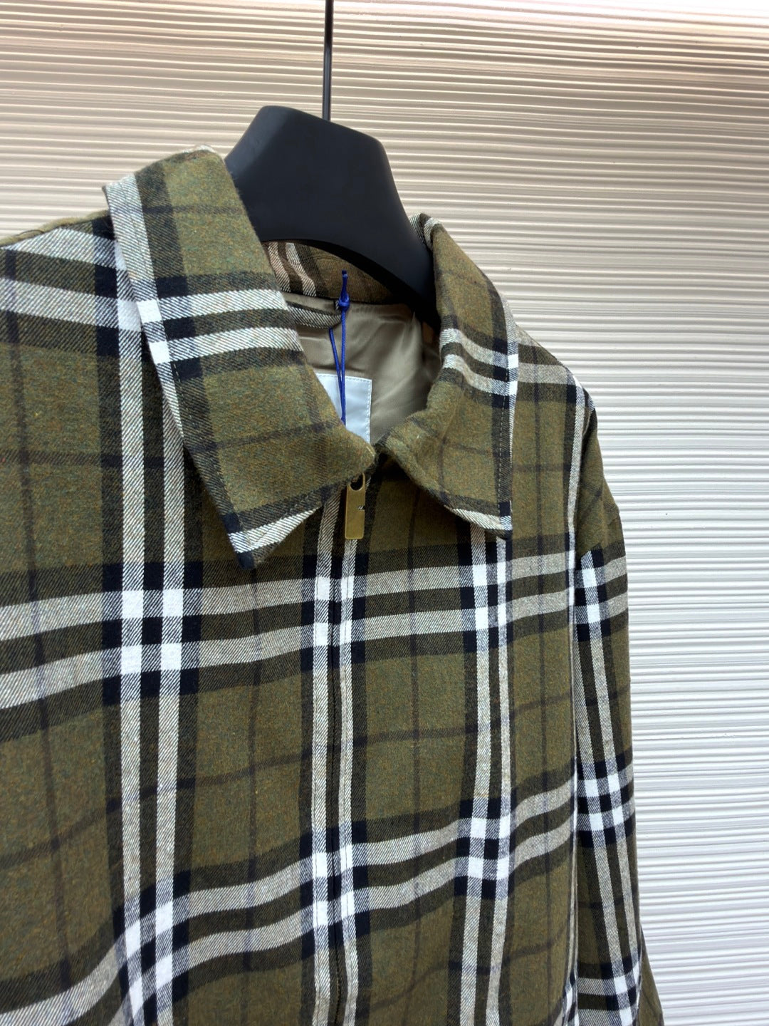Vintage Check Cashmere Jacket