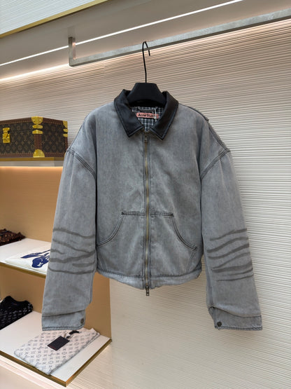 Denim Down Jacket