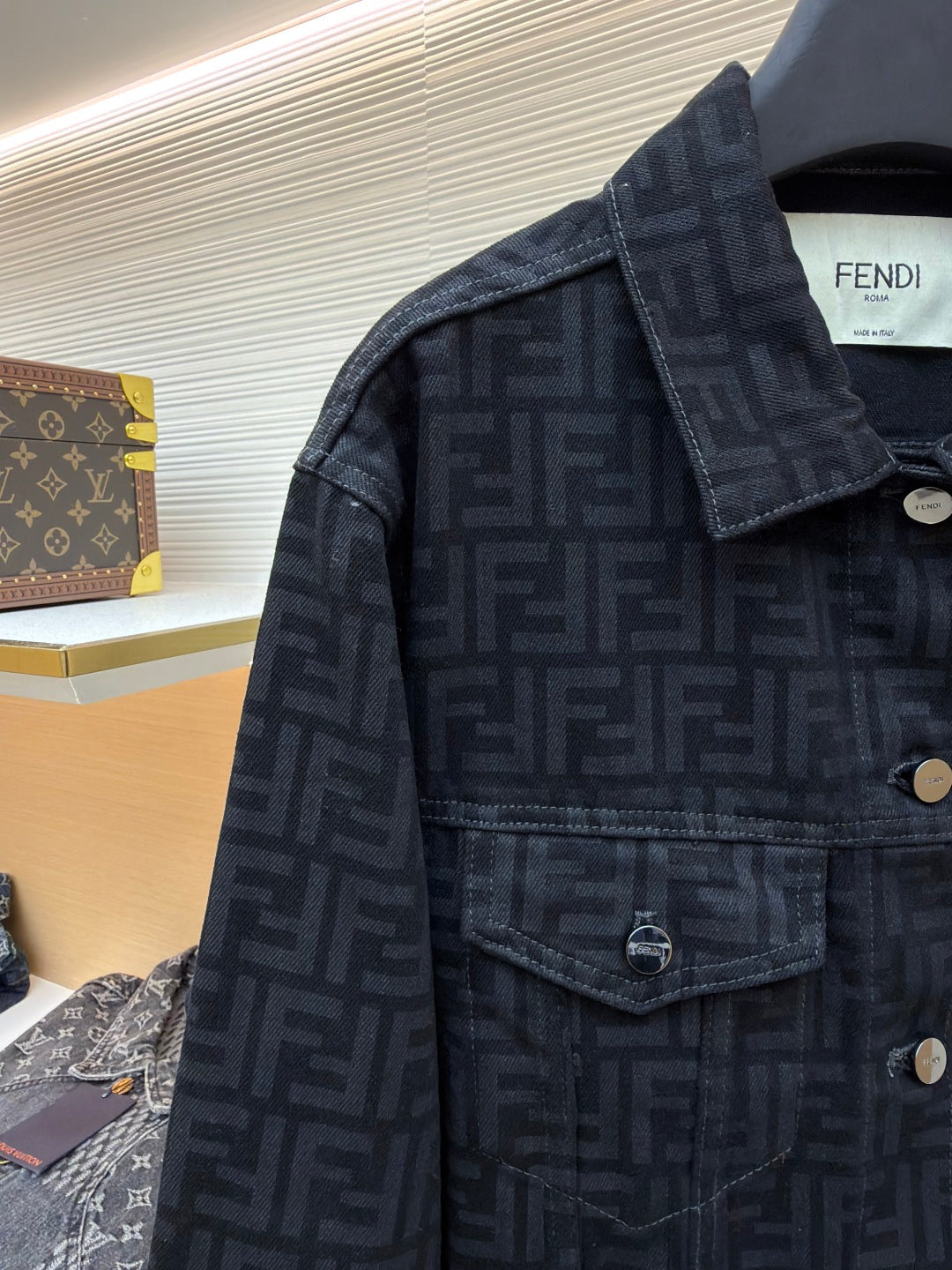 Graphic Denim Jacket