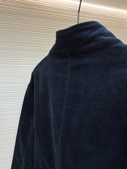 Embroidered Corduroy Jacket