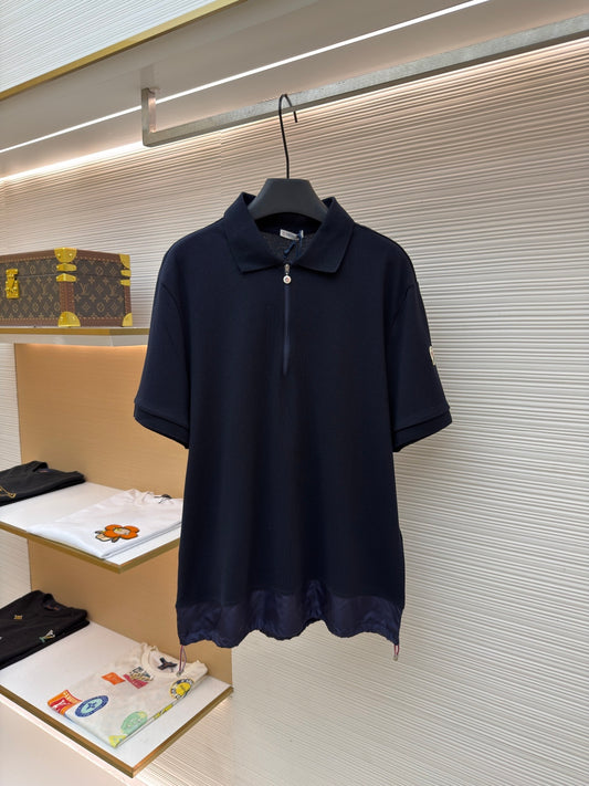 Logo Patch Zip Polo
