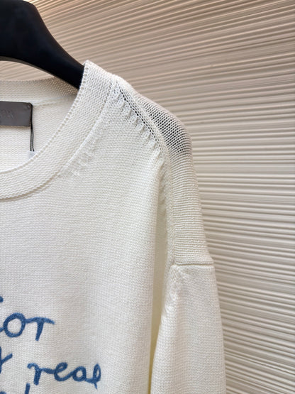 Embroidered Longsleeve T-Shirt