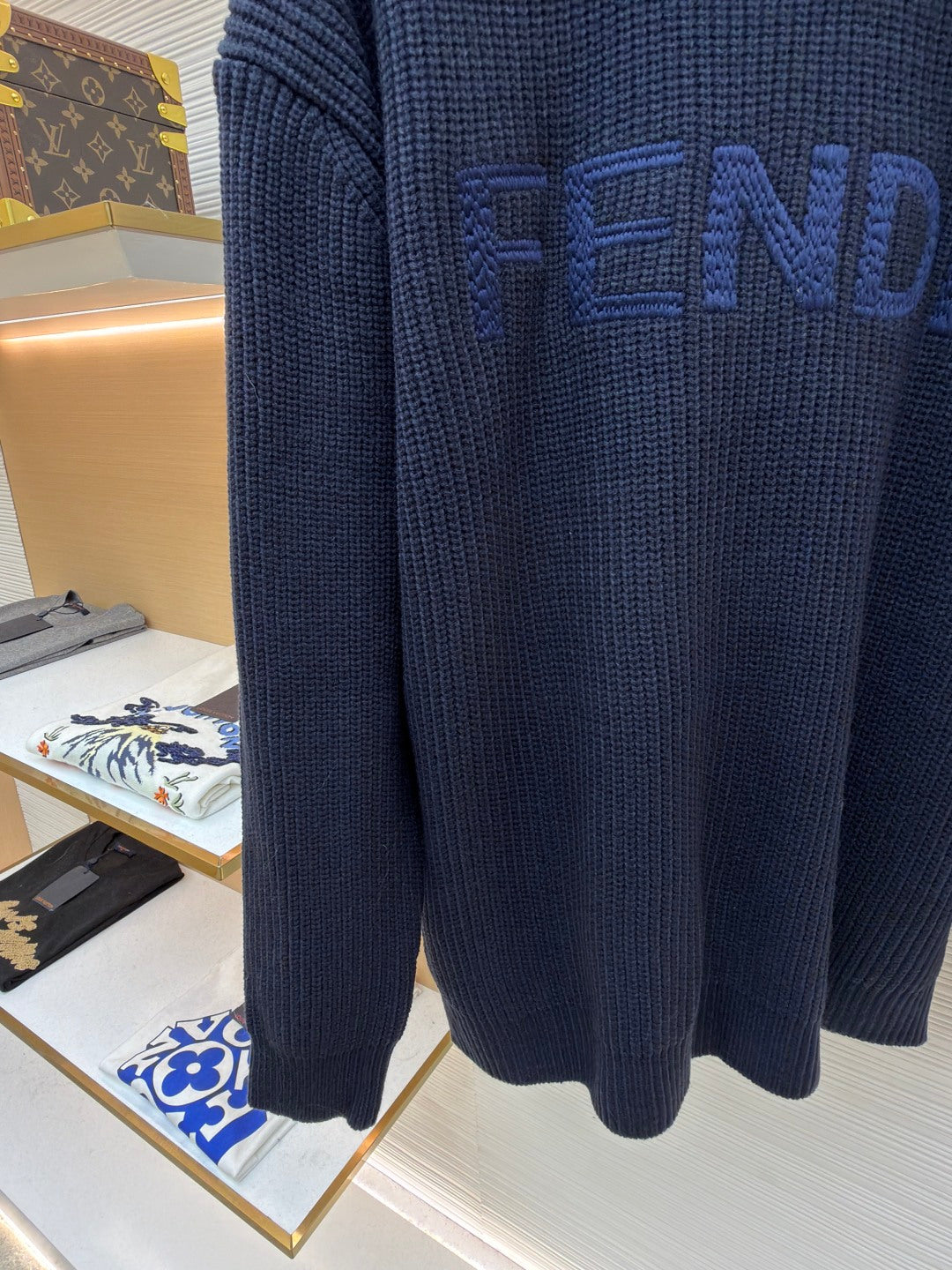 Logo Wool Crewneck Sweater