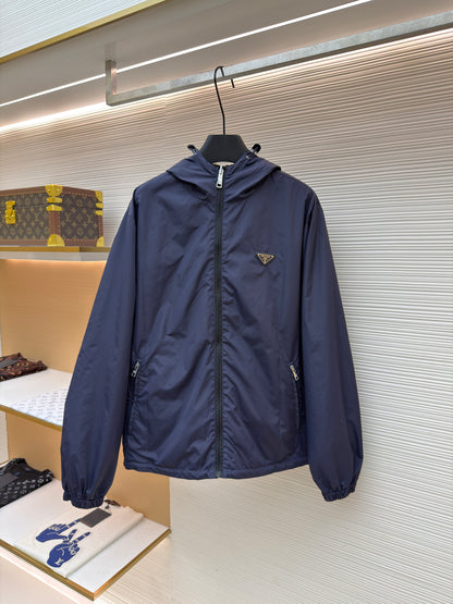 Triangle Logo Hooded Jacket