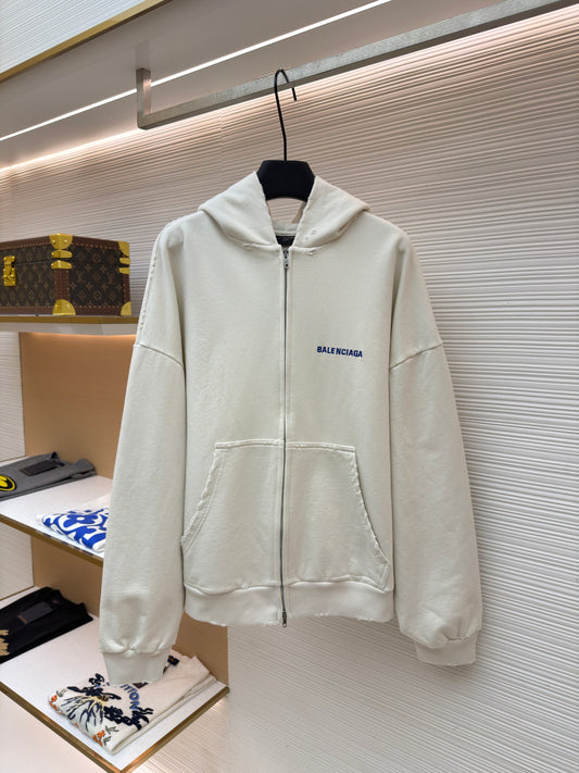 Logo Zip-Up Hoodie