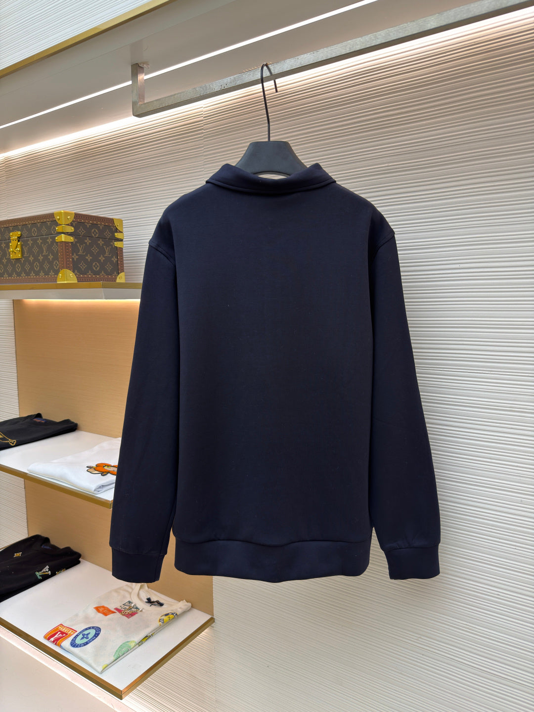 Logo Patch Zip-Up Hoodie