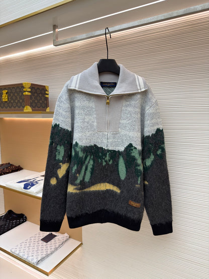 LV Logo Turtleneck Sweater