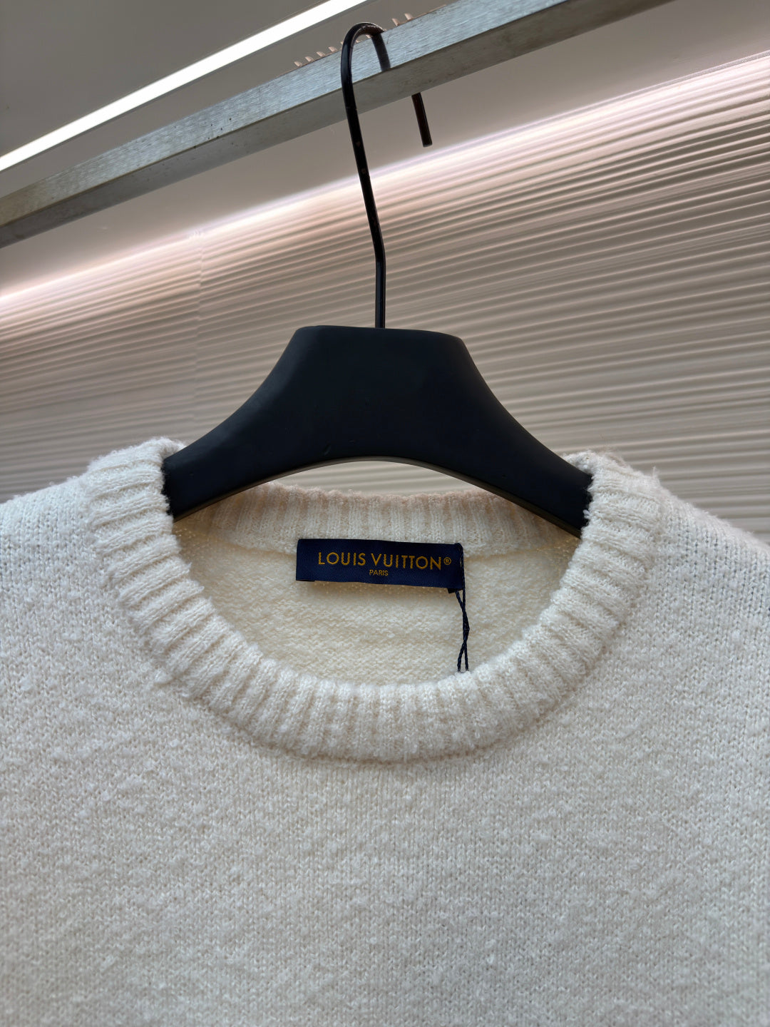 LV Logo Wool Crewneck Sweater