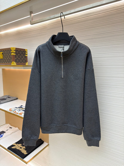 Embroidered Crewneck Sweatshirt