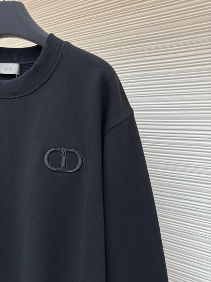 Embroidered Crewneck Sweatshirt