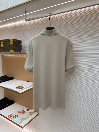 Logo Patch Polo Shirt