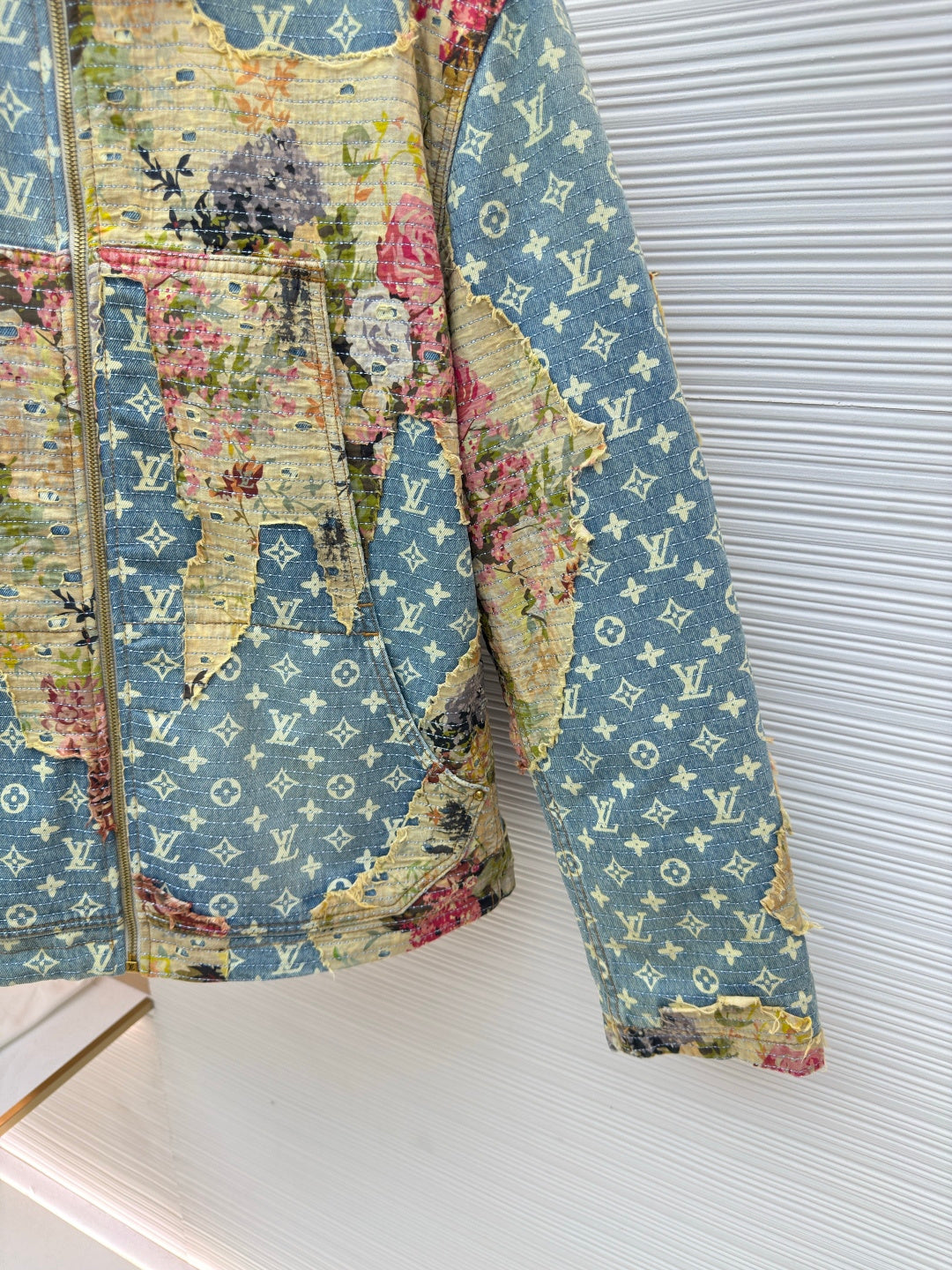 Monogram Denim Down Jacket