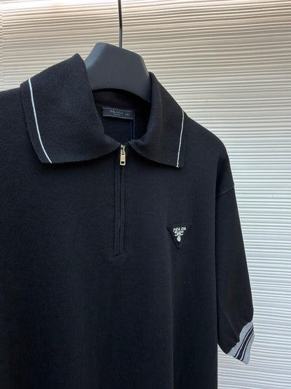 Triangle Logo Zip Cardigan