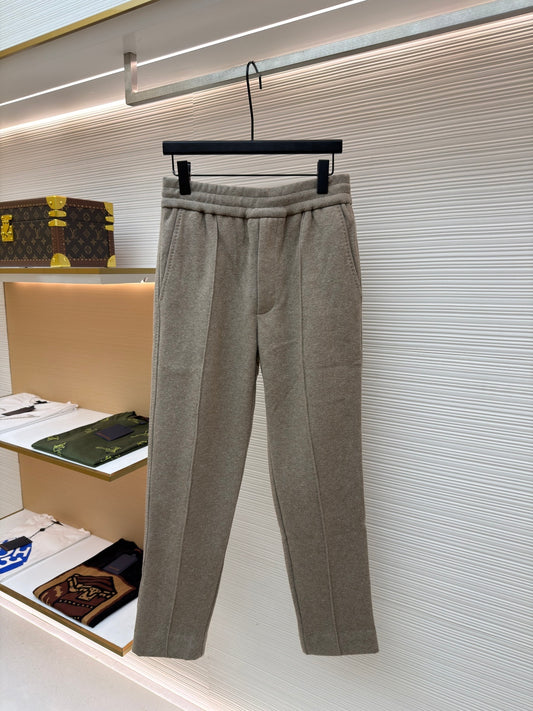Oblique Cashmere Trousers