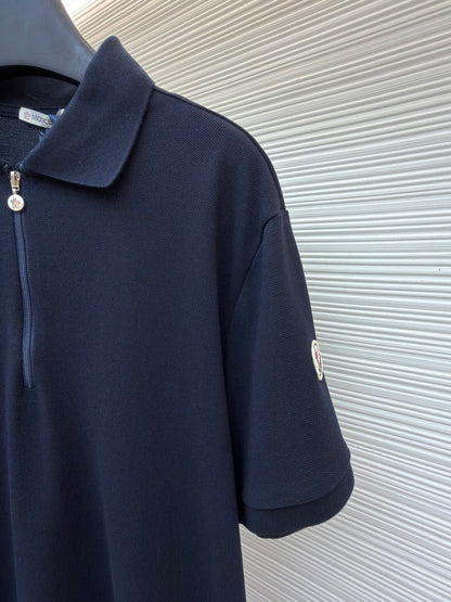 Logo Patch Zip Polo
