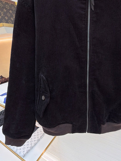 Embroidered Corduroy Jacket