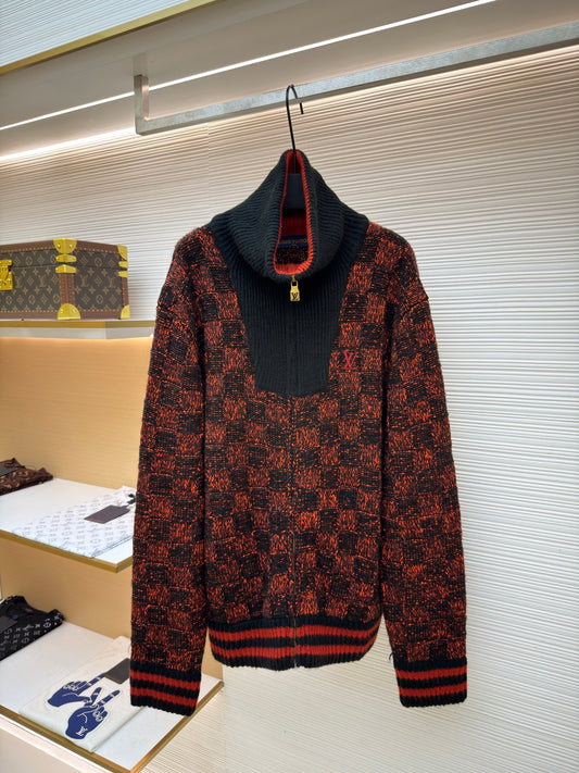 Damier Crewneck Sweater