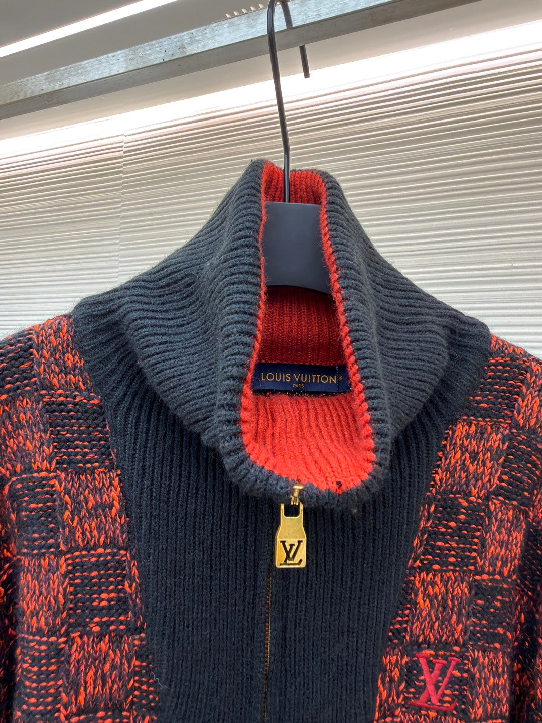 Damier Crewneck Sweater