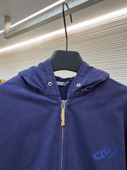 Embroidered Zip Jacket