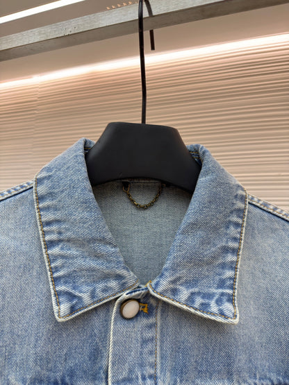 Embroidered Denim Jacket