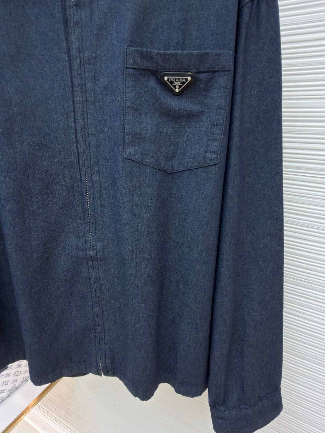 Triangle Logo Denim Jacket