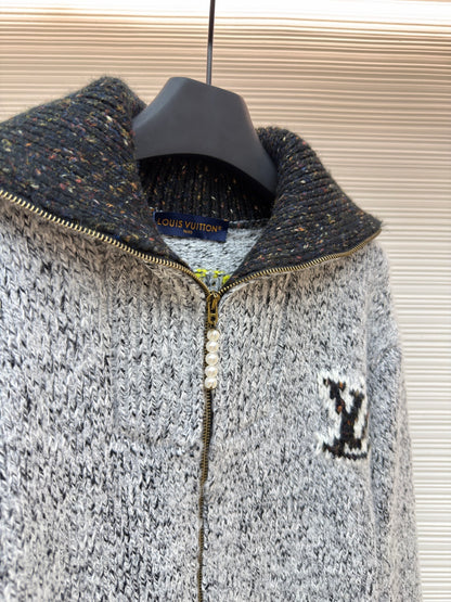 Embroidered Turtleneck Sweater