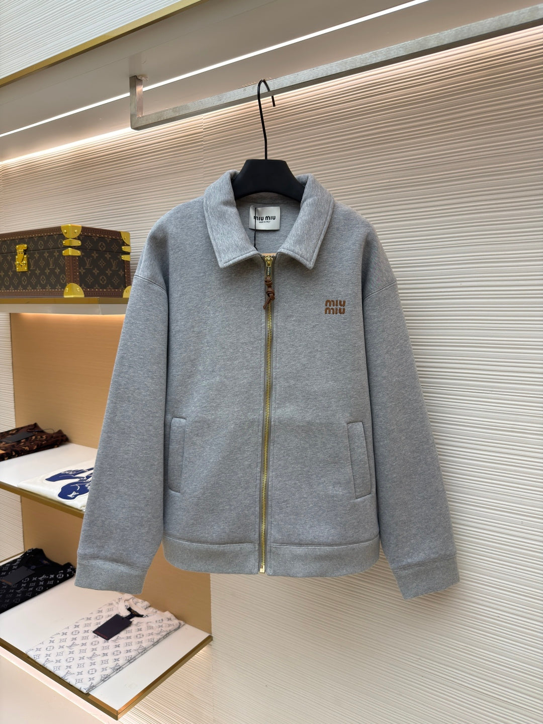 Embroidered Zip Jacket