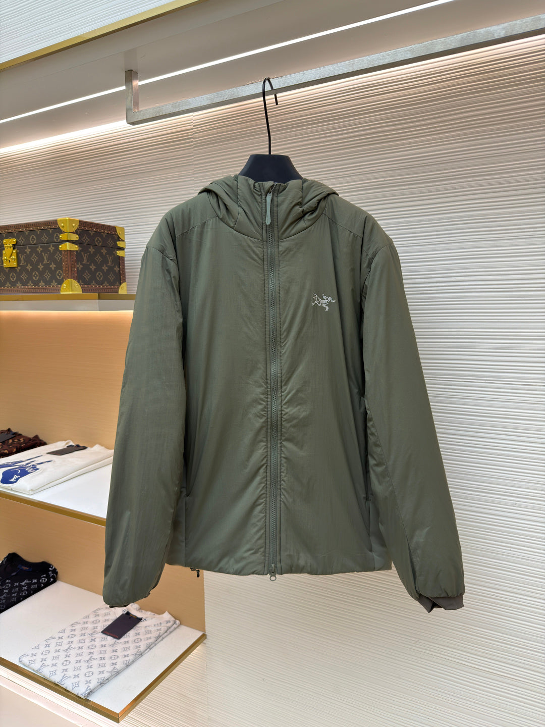 Embroidered Down Jacket