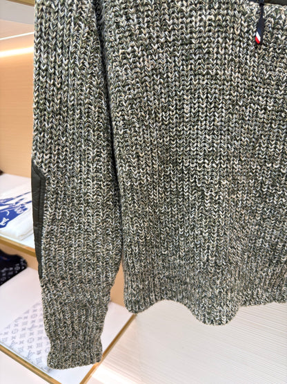 Logo Patch Turtleneck Sweater