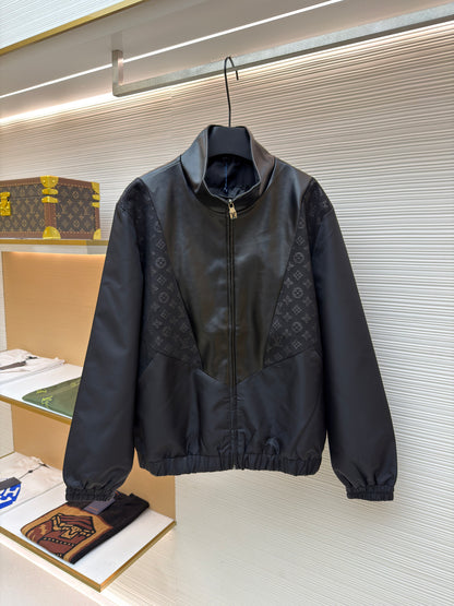 Monogram Leather Jacket