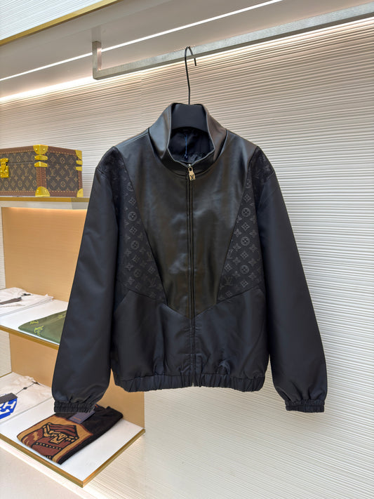Monogram Leather Jacket