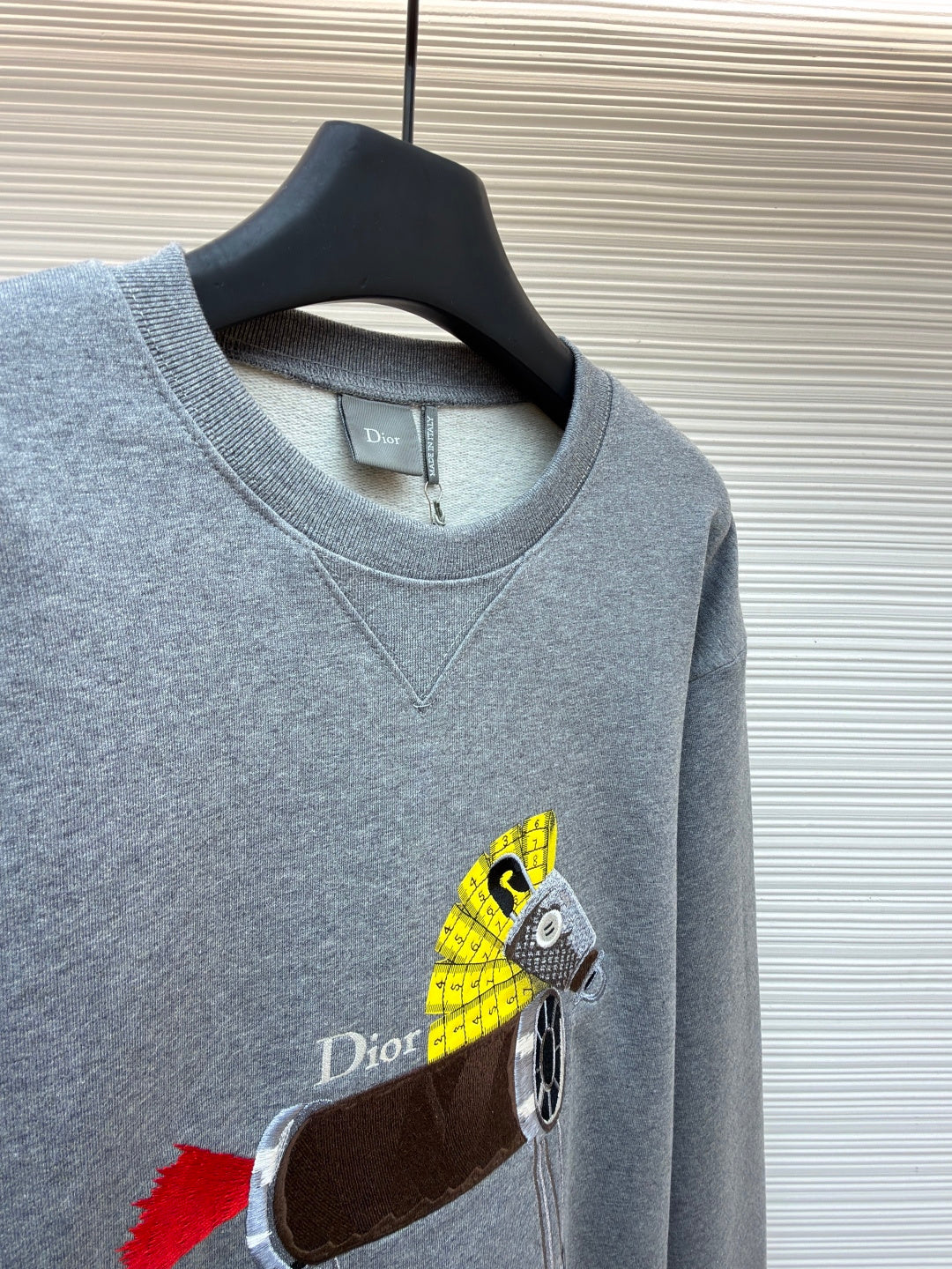 Embroidered Crewneck Sweatshirt