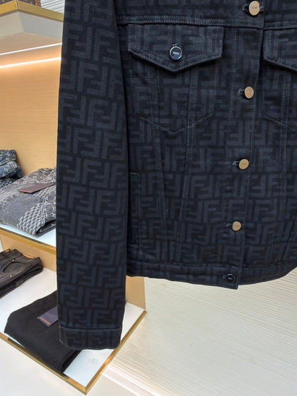 Graphic Denim Jacket