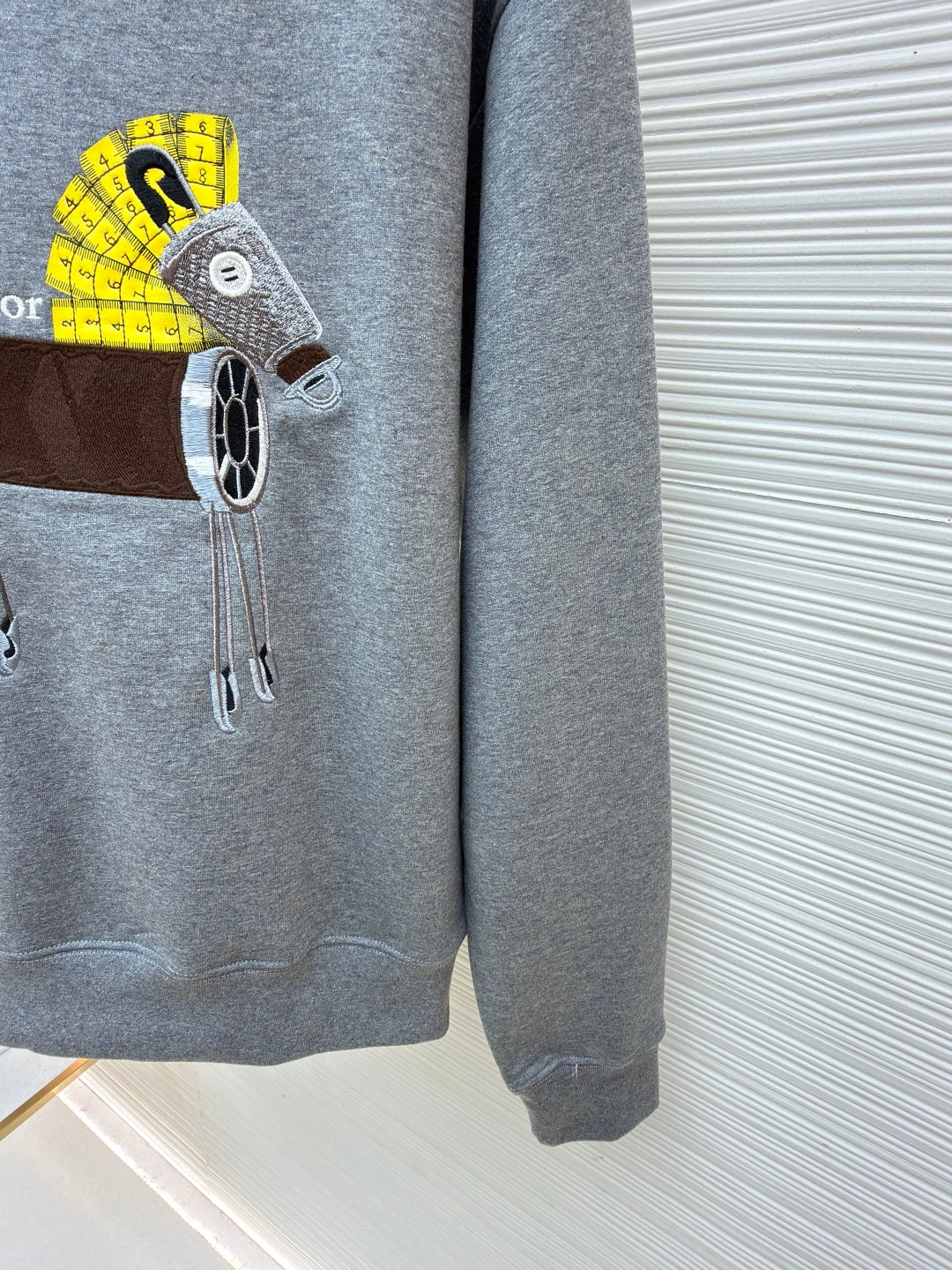 Embroidered Crewneck Sweatshirt