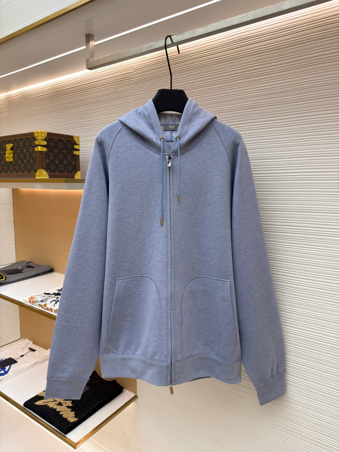 Oblique Cashmere Knit Cardigan