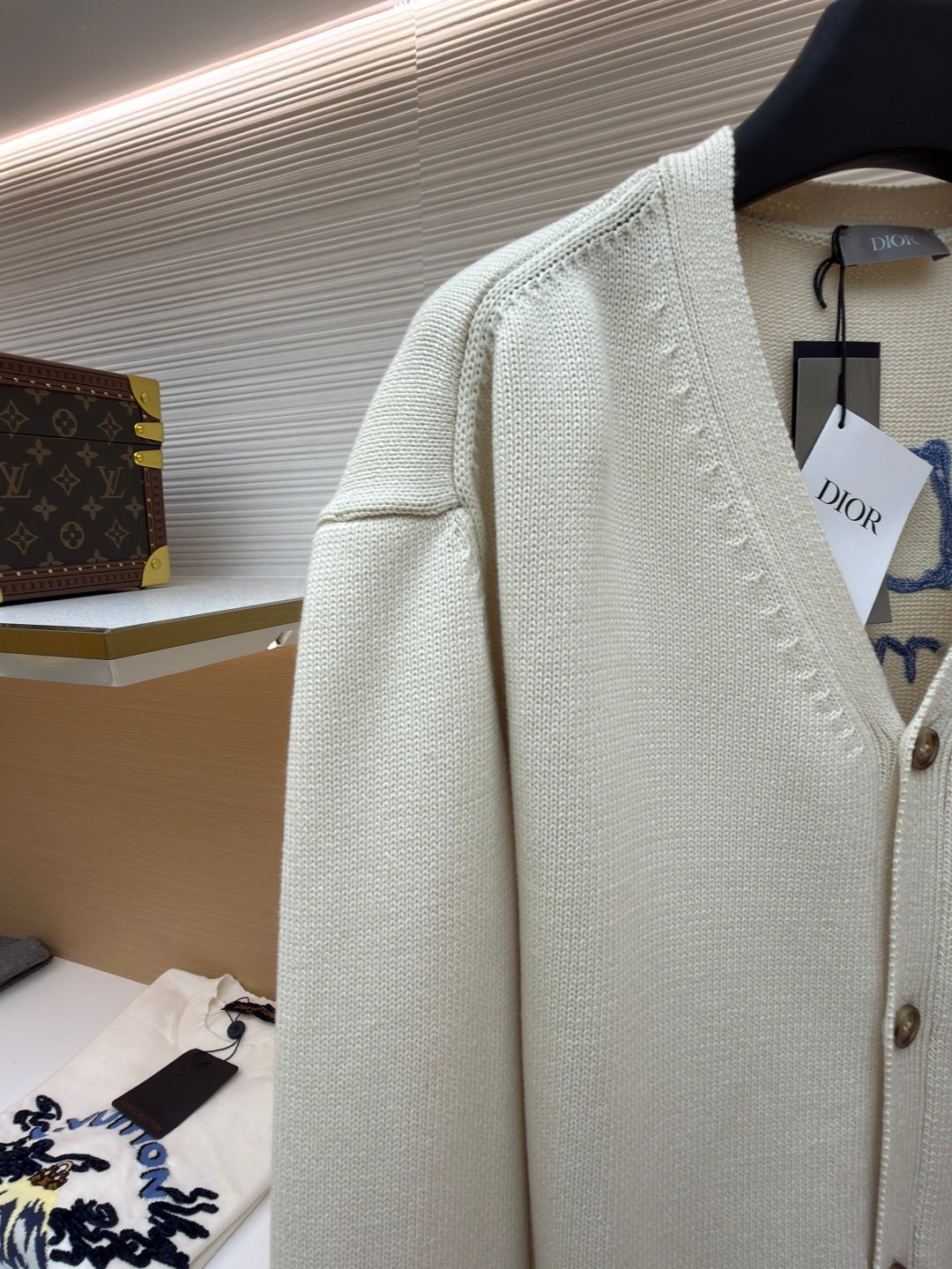 Embroidered Knit Cardigan